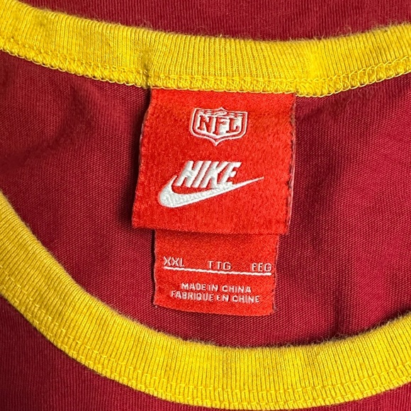Nike Red Tank Top with Yellow Trim - Picture 6 of 8